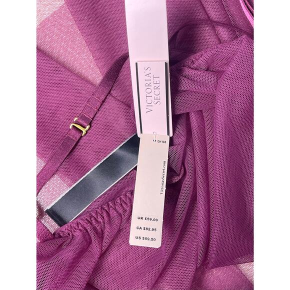 Victoria’s Secret Sheer Lace Babydoll Lingerie NWT Size Medium - Picture 7 of 8